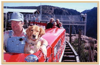 Buckskin Joe Royal Gorge Train and Dog