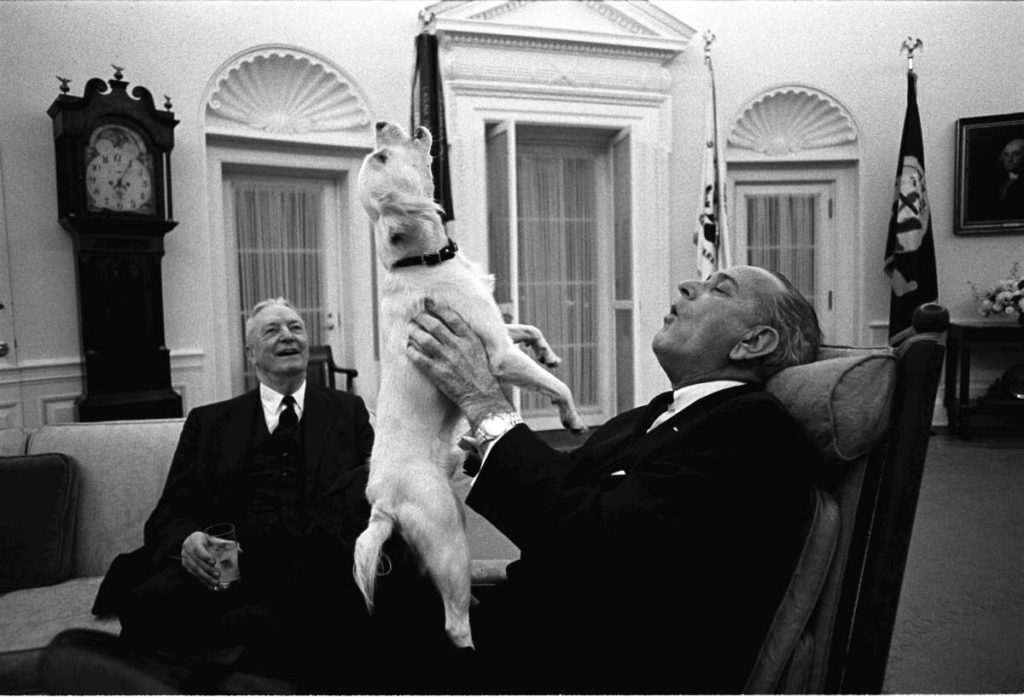President Johnson and Yuki