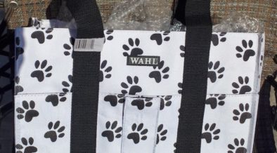 wahl paw print travel tote