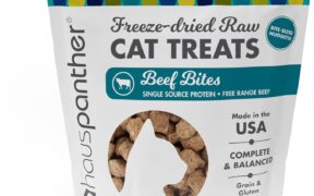 Freeze-dried treats for cats